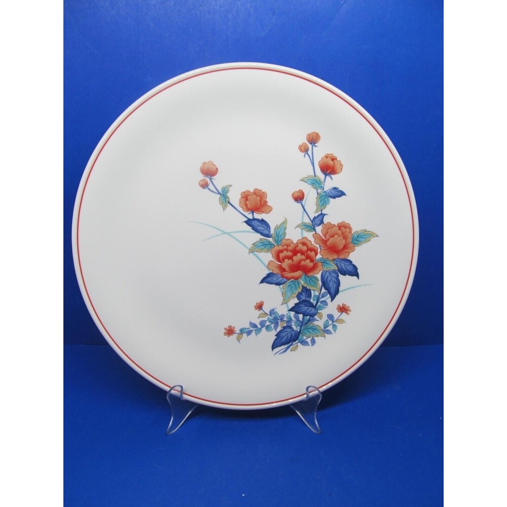 Noritake Vintage Versatone Orient AKAYE 12" Round Chop Plate Serving Platter GUC